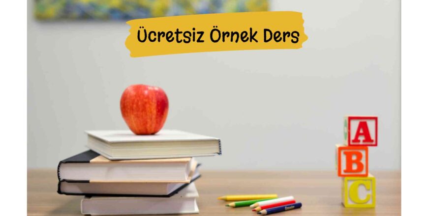 ücretsiz örnek ders